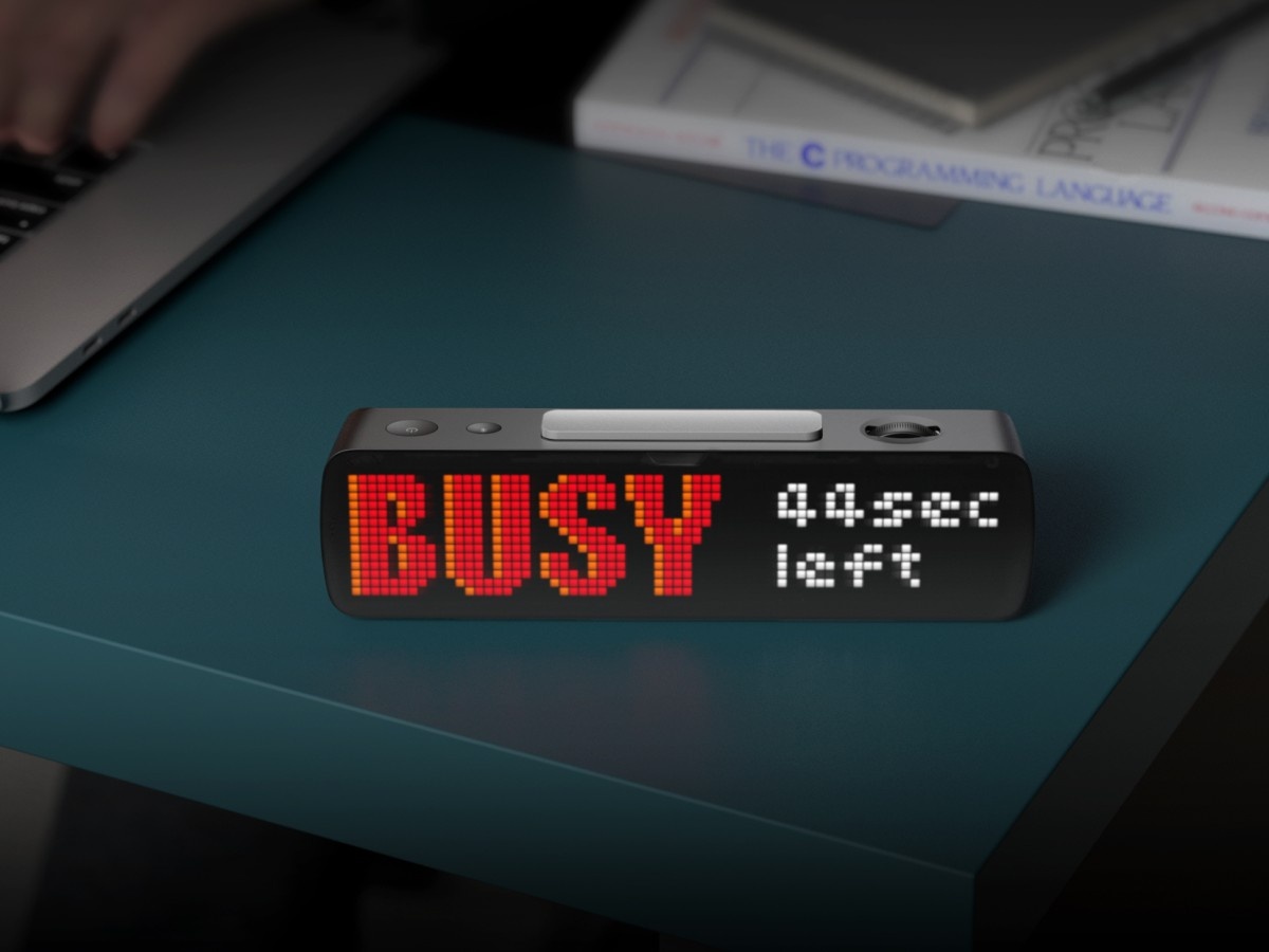    Создатели Flipper представили Busy Status Bar — интерактивный индикатор занятости человека
