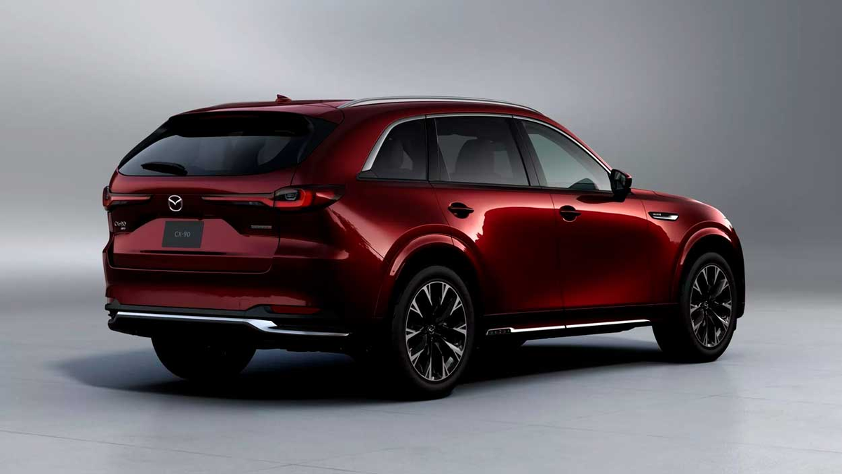 Mazda CX-90 (Вид сзади)