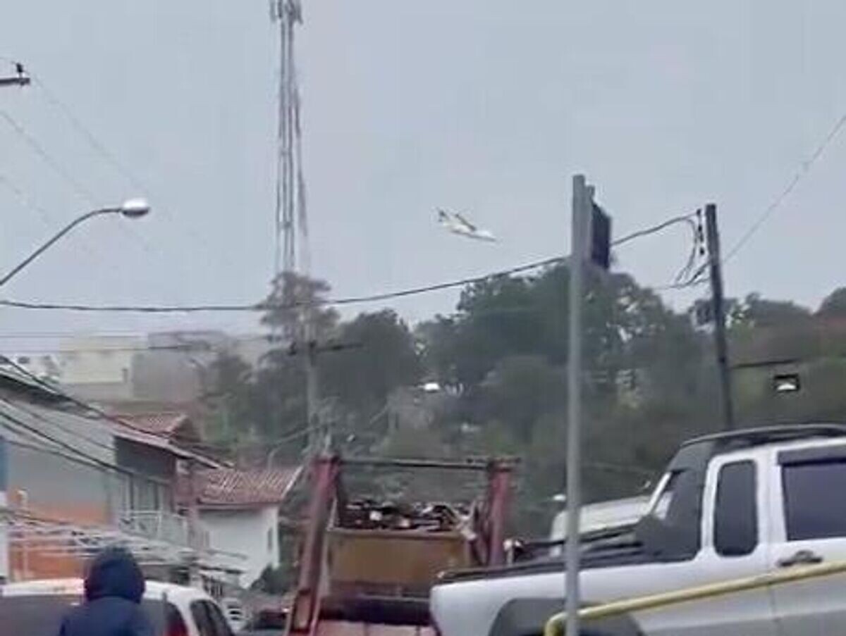    Падение самолета в Бразилии© Соцсети