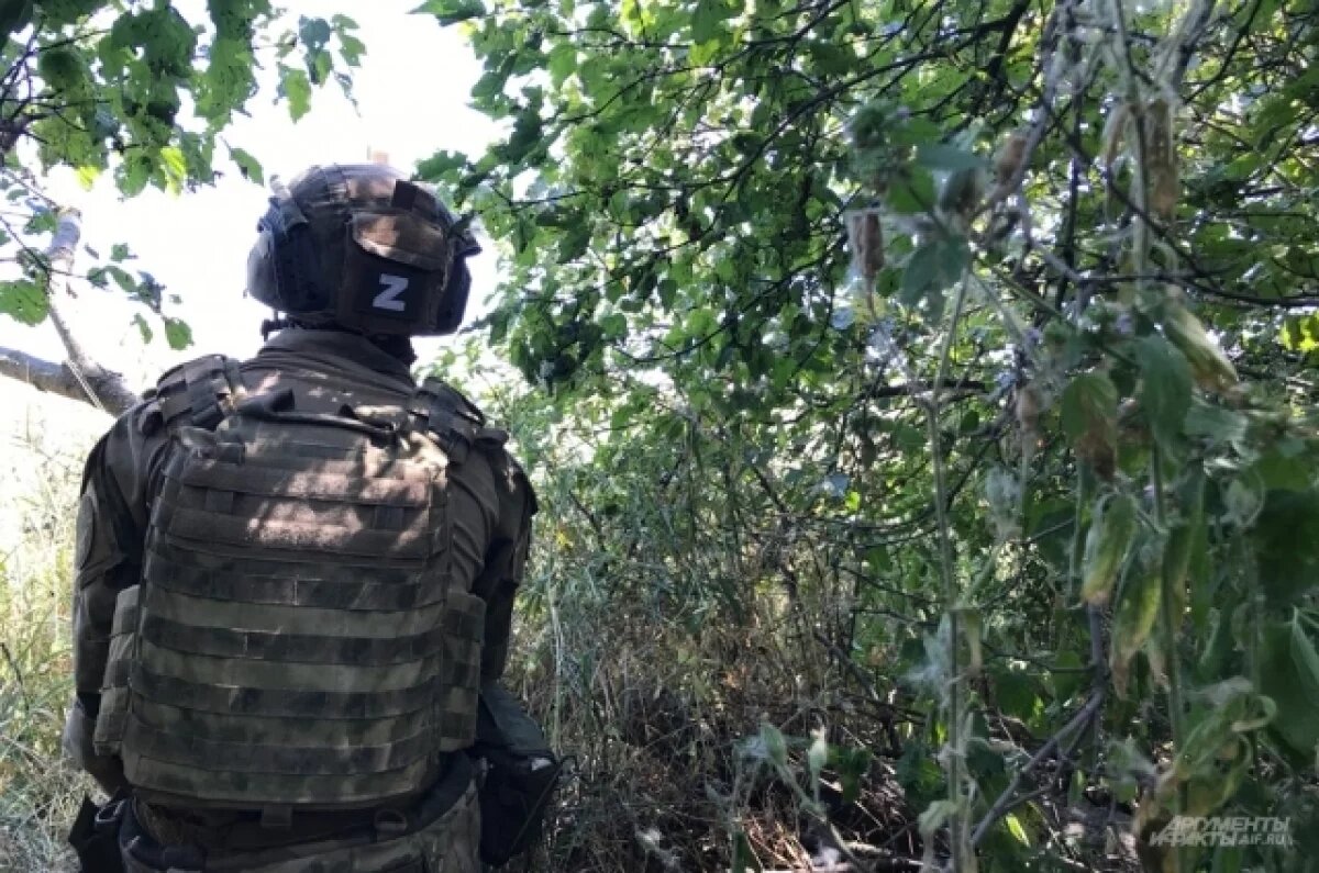    Решительные действия рядового Макаркина позволили занять «опорник» врага