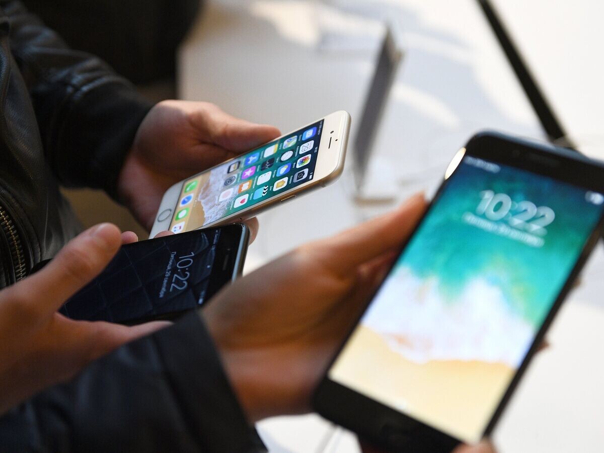    Старт продаж iPhone 8 и iPhone 8 Plus© РИА Новости . Валерий Мельников