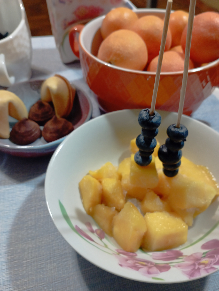 Необычное сочетание манго с голубикой - советую попробовать всем! 