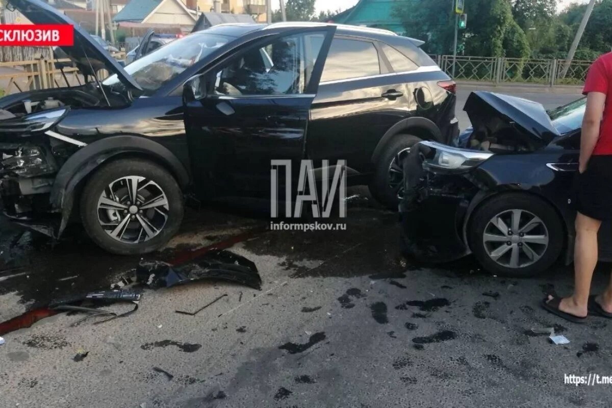    Пятилетний ребенок пострадал в результате ДТП в Пскове