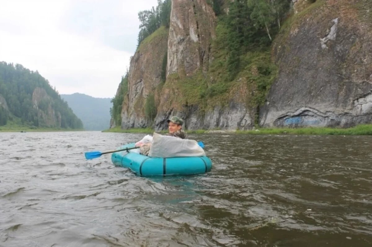    Отдых в сибирской глубинке может быть таким.