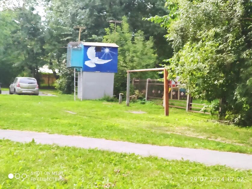Череповец. Голубятня во дворе дома. Где ещё можно увидеть такое? Фото автора 