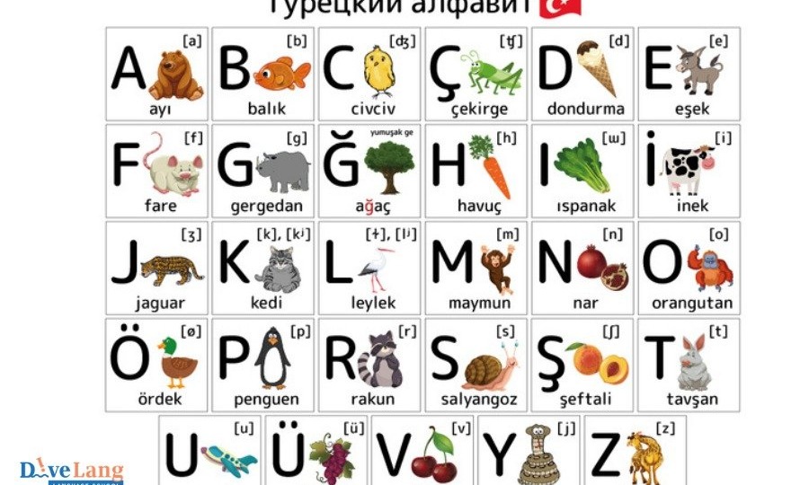 Турецкий алфавит. Как выучить. Как правильно произнести буквы и звуки.