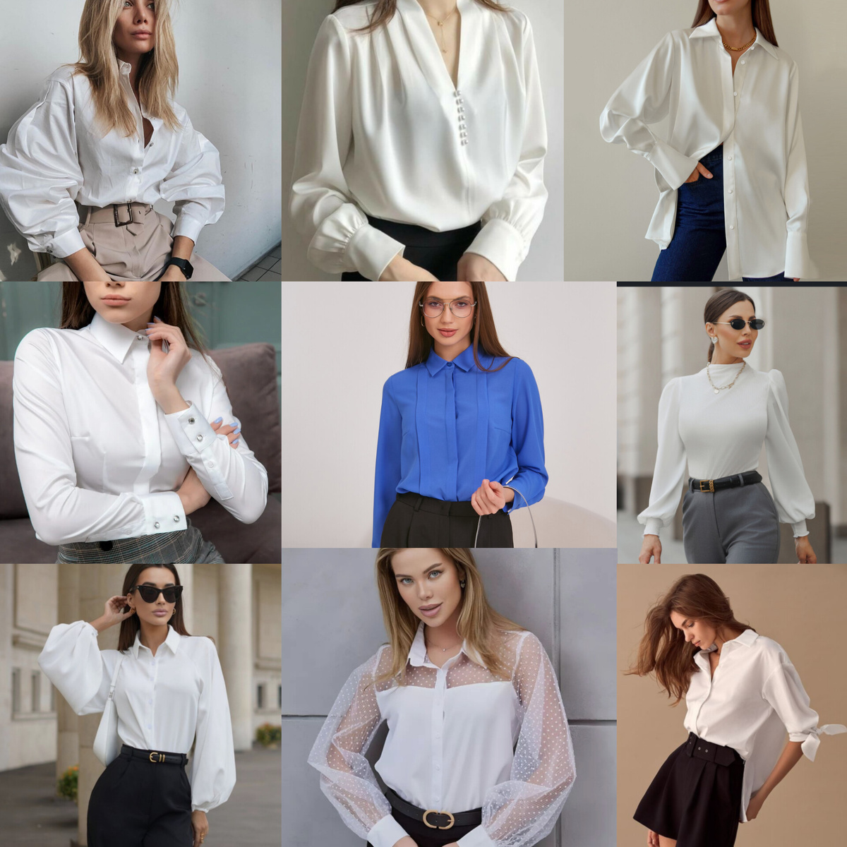 ( Рис. 2. Женские рубашки/блузки) 