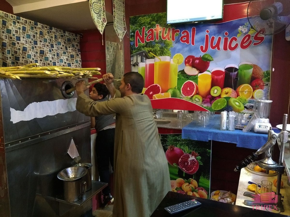 Вот так выглядит тростниковыжималка.