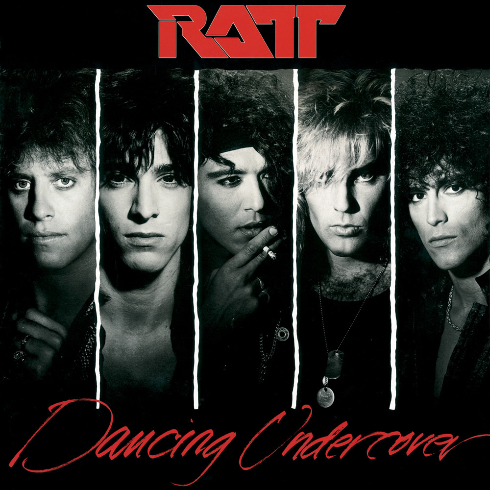 Обложка и диск альбома Ratt - Dancing Undercover (1986)