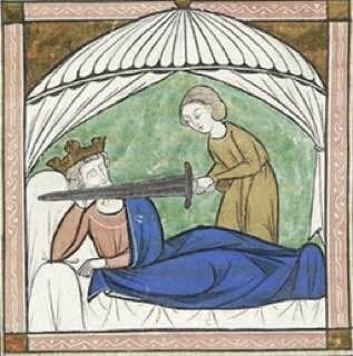 Библия 13 века. 1280. Франция. лист 120. Нью-Йорк Библиотека Моргана
