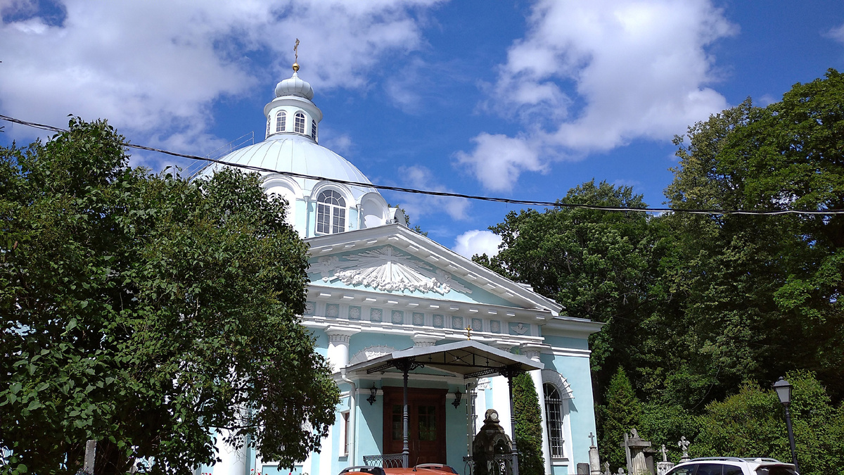 Церковь Смоленской иконы Божией матери на Смоленском кладбище Санкт-Петербурга