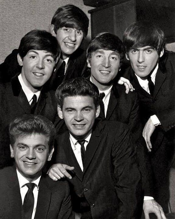 The Beatles с The Everly Brothers (фотошоп!). Из открытых источников