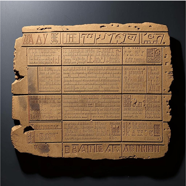 Одна из страниц журнала "Патриций" чудом дошла до нас сквозь века.