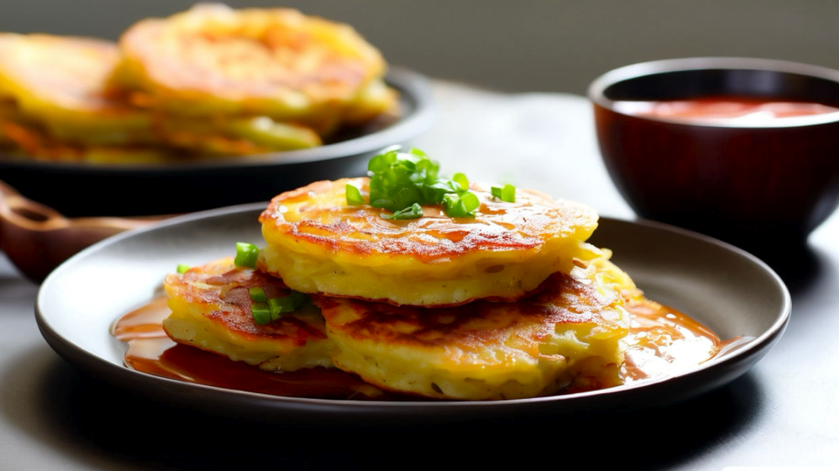 Эти картофельные оладьи с кунжутным соусом станут настоящим открытием в мире быстрых и вкусных блюд. Насладитесь их изысканным вкусом и приятно удивите себя и своих близких! Ведь настоящее удовольствие от еды не всегда требует множества ингредиентов и часов приготовления.
