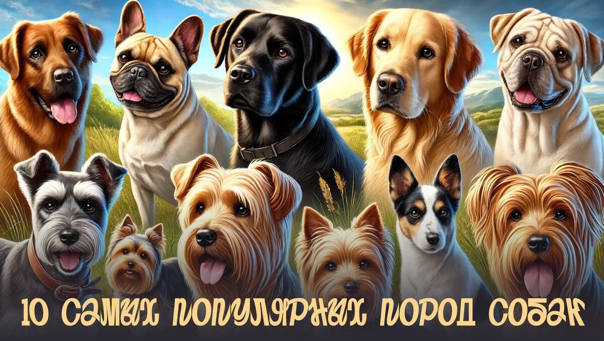 10 самых популярных пород собак