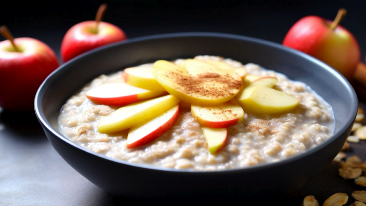 Это быстрое и полезное блюдо идеально для тех утренних моментов, когда времени на долгое приготовление нет. Овсянка с яблоком и корицей нежно ароматна, питательна и заряжает энергией на целый день. Попробуйте этот простой рецепт и наслаждайтесь вкусом и ароматом!