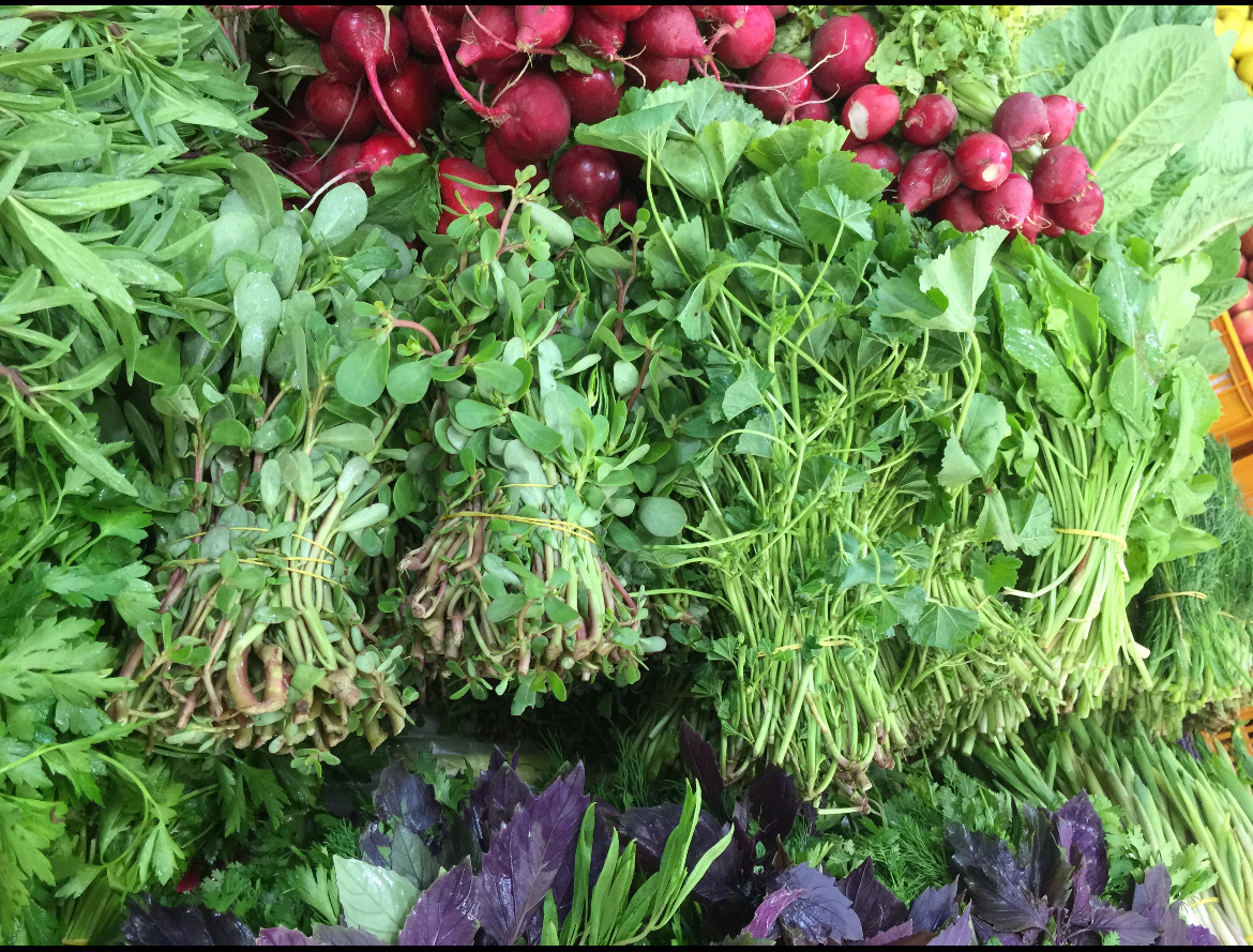 Портулак на рынке