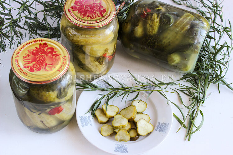 Огурцы в банках, как бочковые