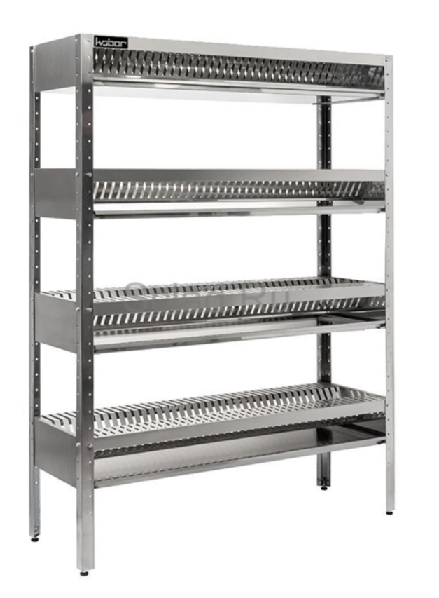 Фото стеллажа из нержавеющей стали от Склад Ру