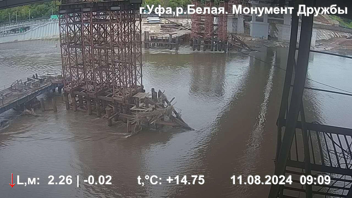    Уровень воды на водоемах Башкирии плавно снижается