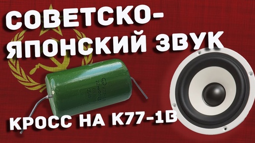 Советско-японский звук Bewith Accurate + кроссовер на конденсаторах К77-1В