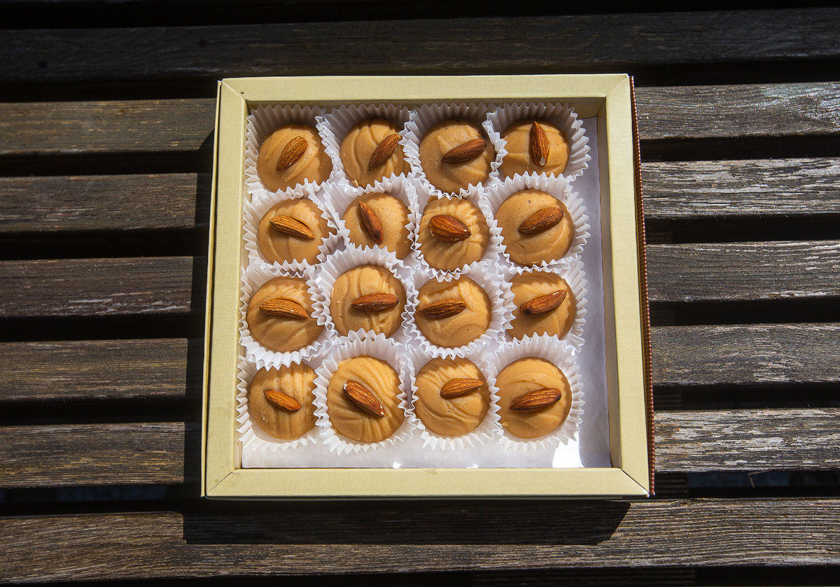 Серпуховская сливочная помадка - сладкий символ подмосковного Серпухова. Фото автора статьи  