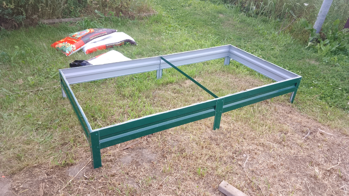 Собранная грядка