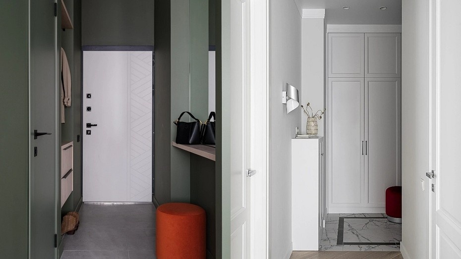 Проекты дизайнеров Екатерины Загородней (слева) и Ксении Авериной (справа)