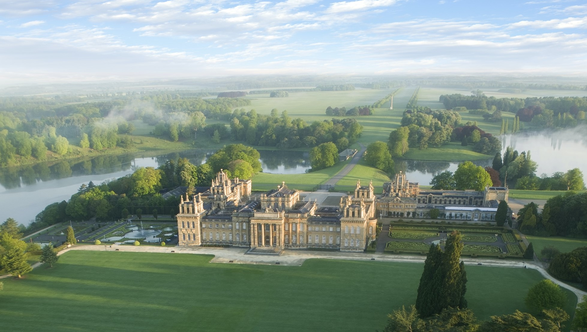 Загородная идиллия и летняя безмятежность, вид сверху