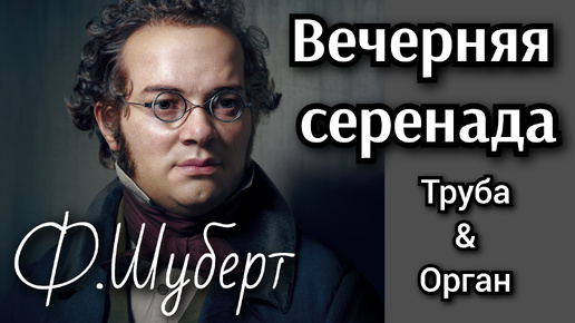 Ф.Шуберт — Вечерняя серенада. Ильяс Невретдинов (труба); Ольга Кемова (орган) #труба #орган #музыка