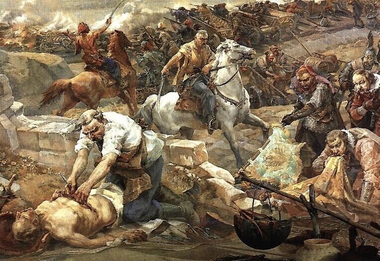 Долго будут помнить ляхи, как пленных резали казаки