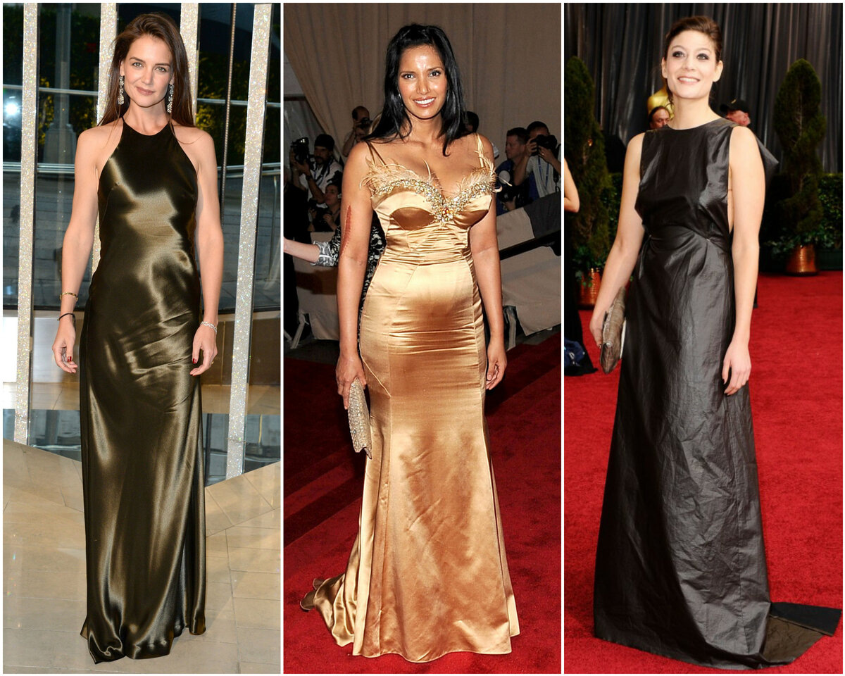 Кэти Холмс, Падма Лакшми, Анна-Софи Бьён.