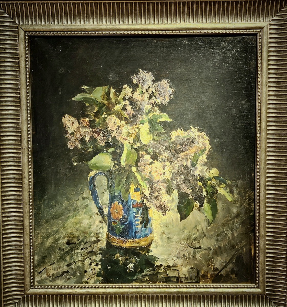 Валентин Серов. Букет сирени в вазе. 1887