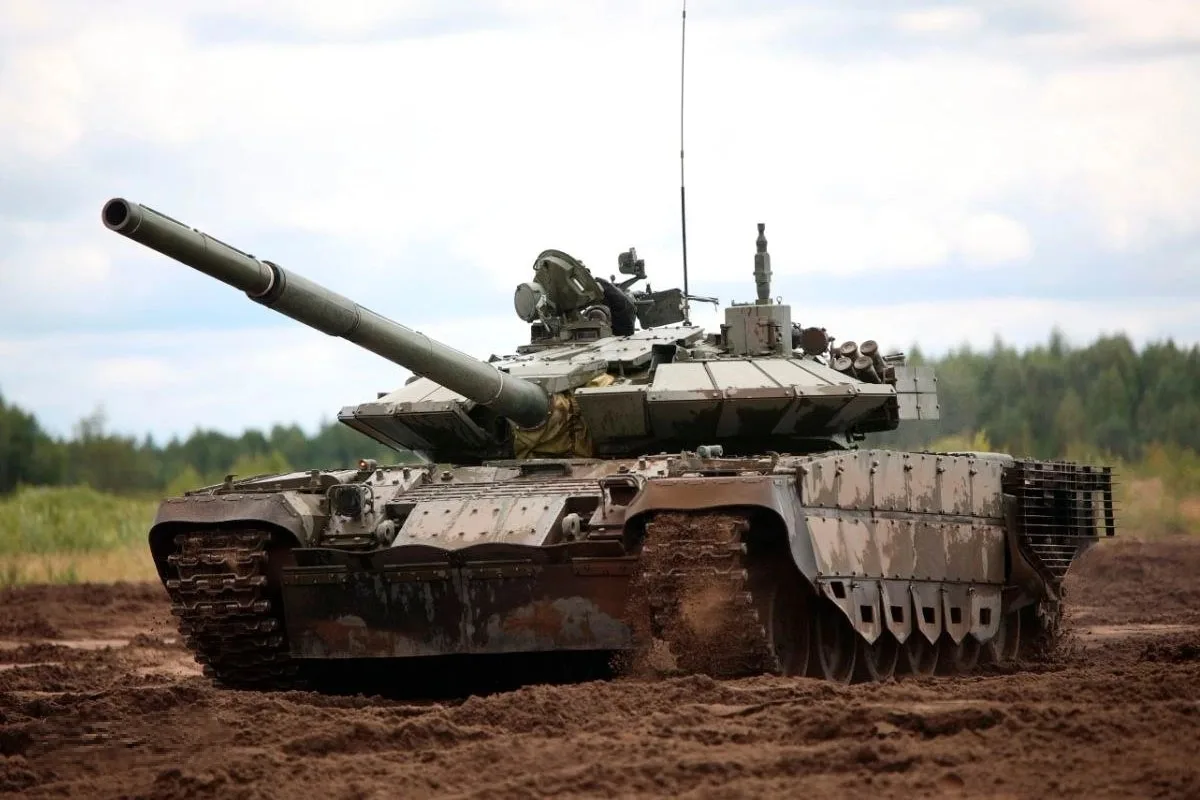 Белорусская опытная модификация танка Т-72Б - Т-72БМ2