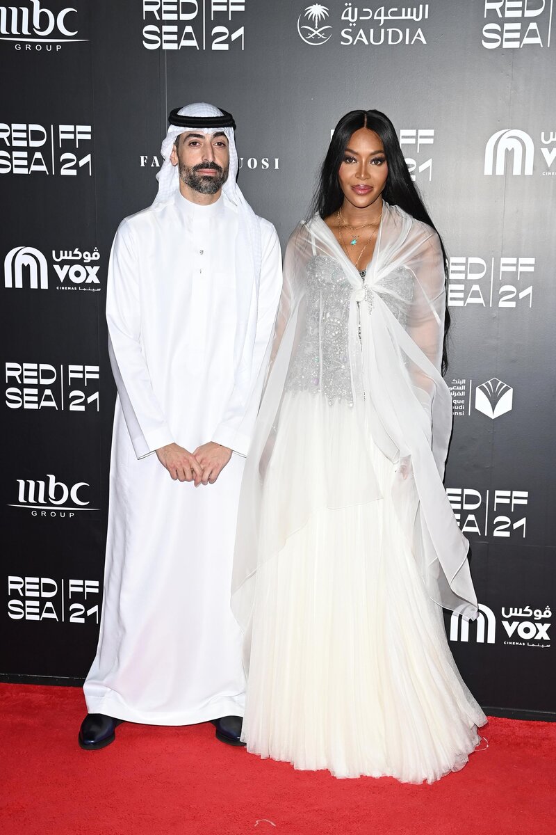    Мохаммед Аль-Турки и Наоми Кэмпбелл. Фото: Getty Images