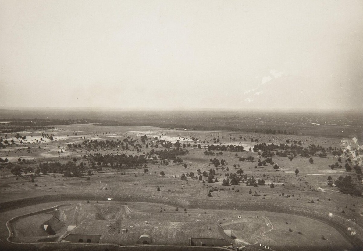 Крепость Осовец, 1915 год. Снято с аэростата