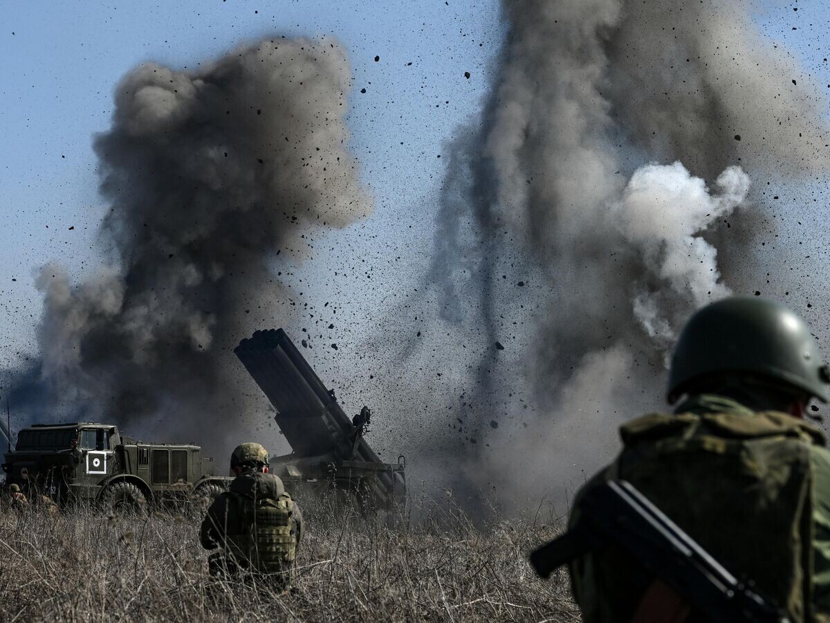    Боевая работа артдивизиона ЦВО на Авдеевском направлении© РИА Новости . Станислав Красильников