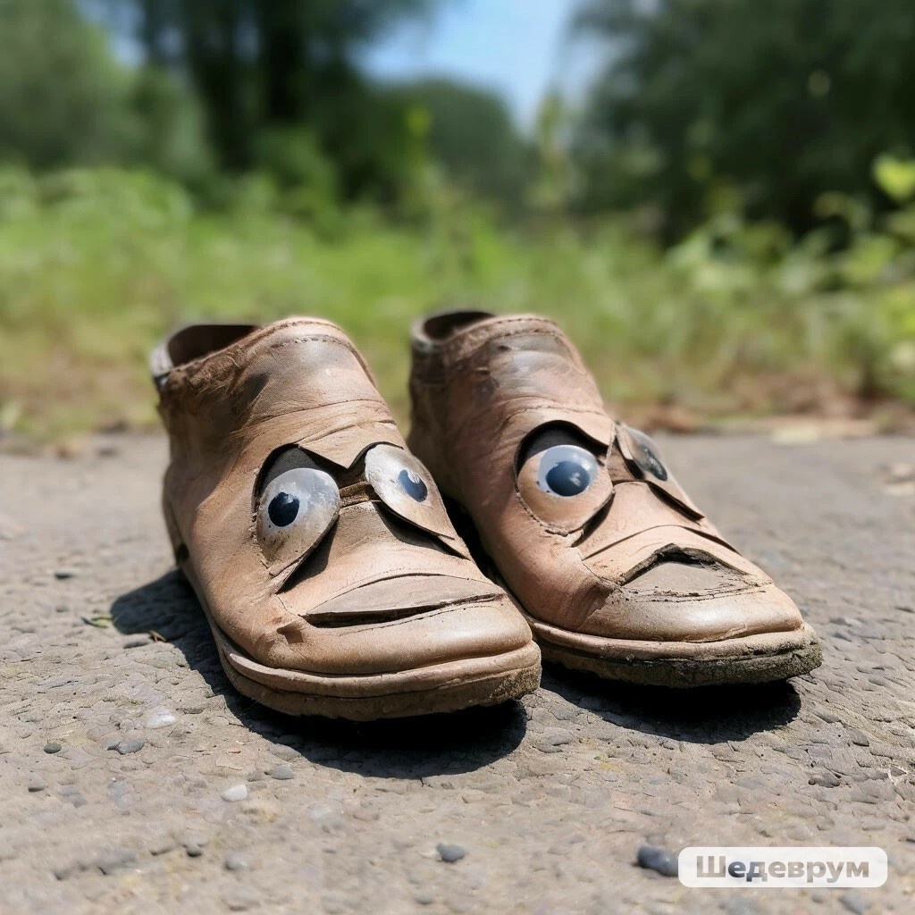 Несчастные бесхозные сандалики