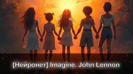 [НейроМэджик] Imagine. John Lennon. Мой первый клип, созданный в нейронете