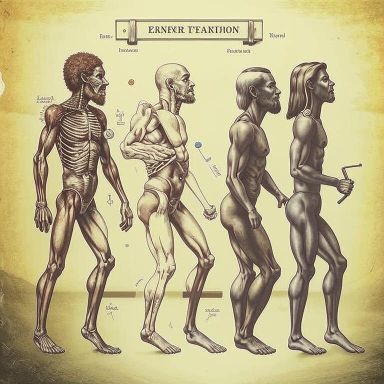 Иллюстрация эволюции человека