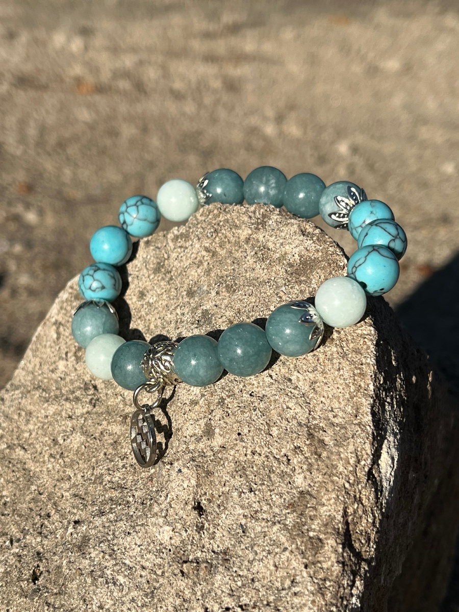 Браслет из натуральных камней «Морское вдохновение»