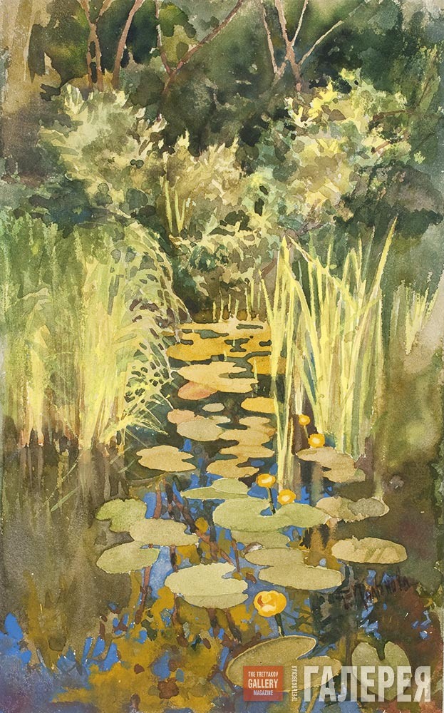 Е.Д. Поленова. Заводь в Абрамцеве