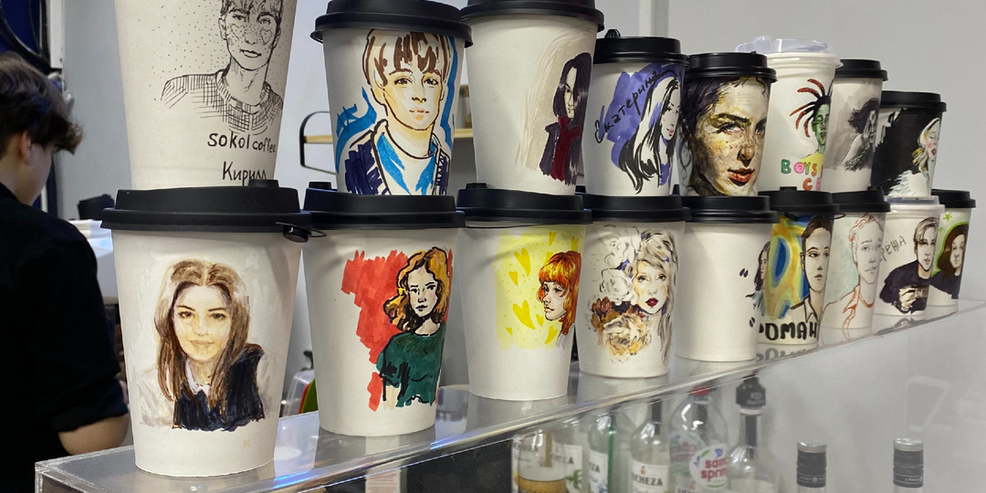 Кофейня, в которой бесплатно нарисуют Ваш портер