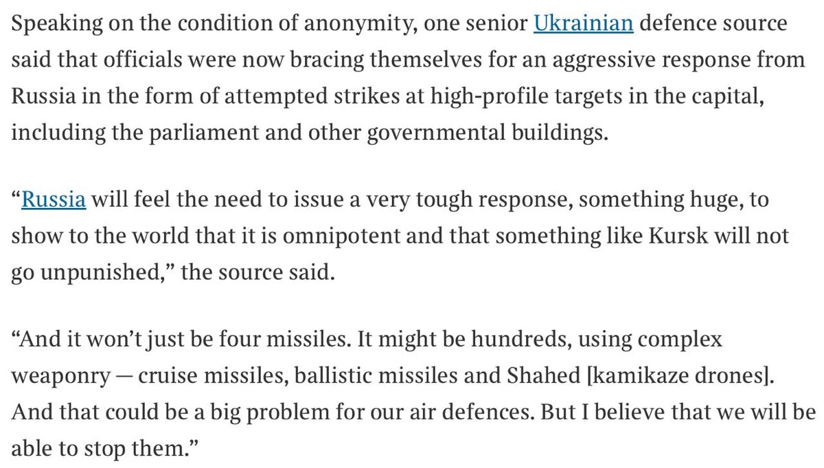    Фото: скриншот фрагмента статьи The Times