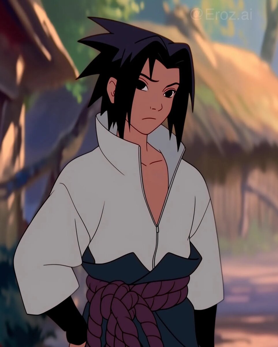 Герои «Наруто» в духе Disney от нейросети   📷