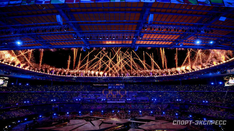    Церемония закрытия Олимпиады-2024 в Париже.Дарья Исаева