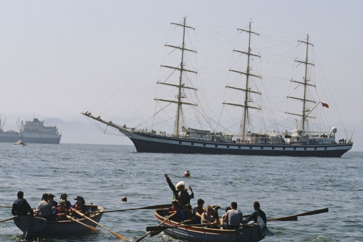    Экспедиция, посвященная 250-летию похода русских моряков Витуса Беринга и Алексея Чирикова к берегам Аляски. / РИА Новости/Александр Лыскин