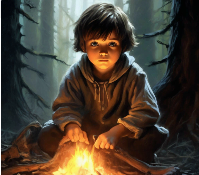 Иллюстрации к рассказу "Братец Ауша" созданы автором