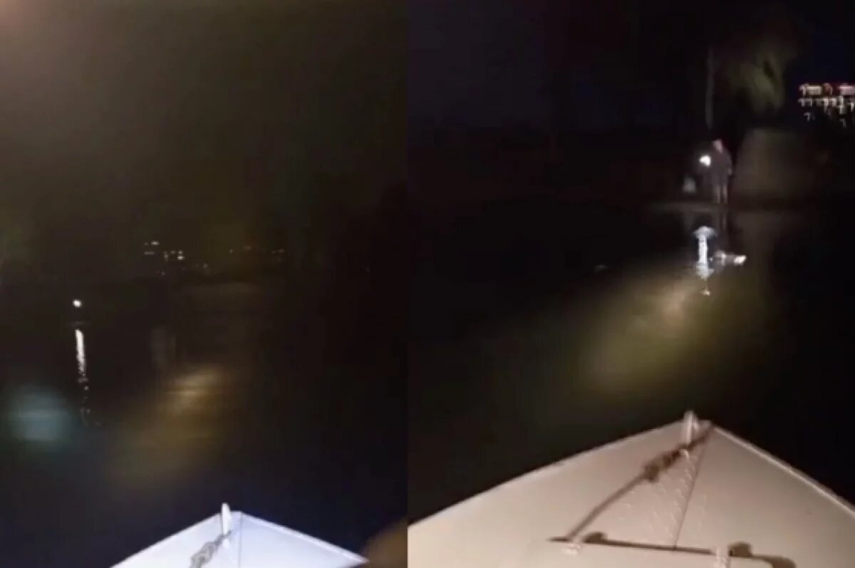    Двое мужчин застряли одни на острове Саранок в Новосибирске