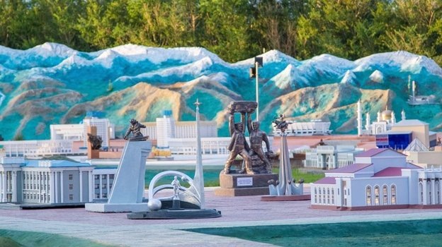    Этно-мемориальный комплекс Карта Казахстана «Атамекен»